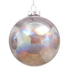 Χριστουγεννιάτικη Μπάλα Γυάλινη Iris (10cm)